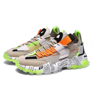 Men’s Court Sneakers Anti-Slippery Cushioning Features Drop Shipping