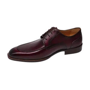 Men’s Cow Leather Square Toe Lace-Up Autumn Casual Derby Shoes