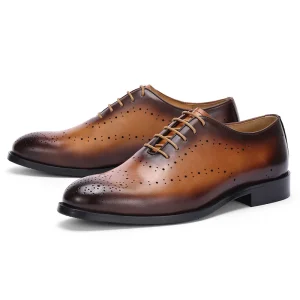 Men’s Dress Shoes Breathable First Layer Cowhide Leather Shoes for Men Foreign Trade Shoes Men