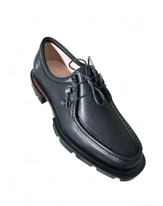 Men’s Dress Shoes British Style Handmade Cow Leather Lace-Up Height Increasing Solid Pattern Square for Weddings Spring
