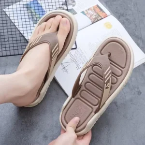 Men’s EVA Composite Sole Flip Flops Slippers Summer Non-Slip Wear Sport Casual Beach Sandals Home Shoes for Men