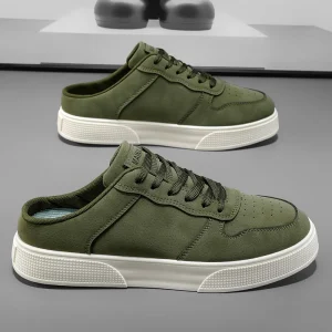Men’s Extra Large Size Half Slipper Casual Sneakers Spring Summer Outdoor Versatile Shoes