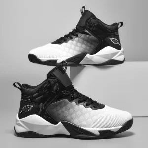 Men’s Fashion Breathable Running Sneakers Waterproof Basketball Shoes for Summer Spring Winter Sports
