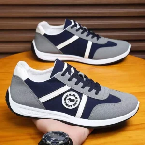 Men’s Fashion Casual Shoes Spring Autumn New Styles Breathable Comfortable Color Blocked Walking Running Shoes for Summer Winter