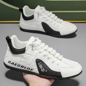 Men’s Fashion Light and Comfortable Wear Resistant Flat Casual Shoes Court Sneakers