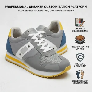 Men’s Fashion Sneakers Breathable Anti Slip Casual Running Shoes for Spring Winter