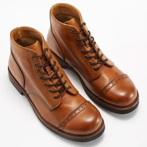 Men’s Fashion Style Boots Leather Comfort Cushions Handmade Quality Shoes Breath Leather Boots