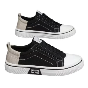 Men’s Fashion Trend Korean Sports Canvas Shoes Breathable Soft Bottom Casual for Spring Autumn Winter Comfortable Mesh Lining