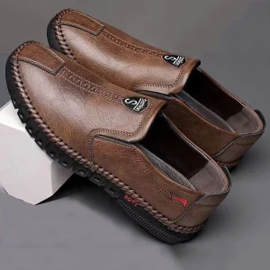 Men’s Fashionable Business Casual Shoes with Soft Soled Lightweight for Spring Summer Autumn with Mesh Lining Chunky