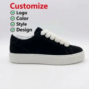 Men’s Fashionable Canvas Lace up Walking Shoes Lightweight Non slip Breathable Comfortable with Mesh Lining