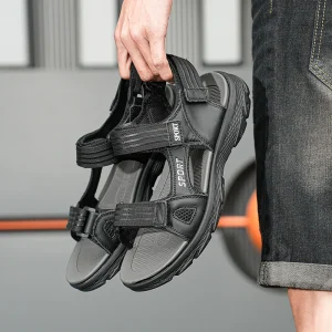 Men’s Fashionable Casual Shoes Waterproof Sandals Lightweight Breathable Mesh Surface Anti-slip Sole