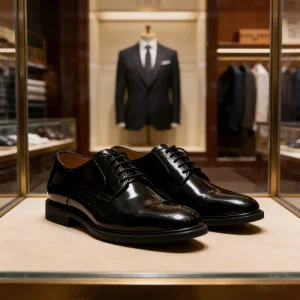 Men’s Formal Dress Shoes Loafers Business Office Shiny Leather Wedding Occasion Shoes High Quality Material
