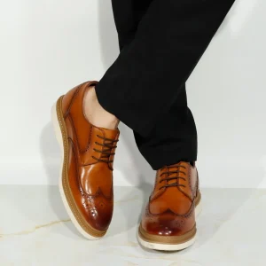 Men’s Genuine Leather Elevator Shoes 7cm Height Increase Cushioning Winter Summer High Quality Party Office Dress Shoes