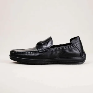 Men’s Genuine Leather Slip On Dress Shoes Soft Sole Waterproof Durable Non Slip Comfortable Business British Style