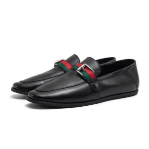 Men’s Genuine Leather Upper Soft Cushioned Breathable Slip Resistant Height Increasing Loafers Slip On Shoes