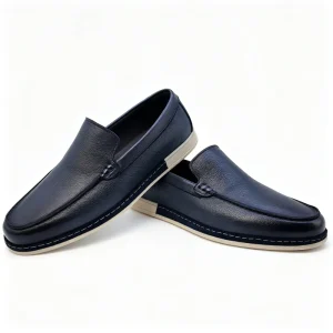 Men’s Handmade Leather Loafers Business Casual Shoes