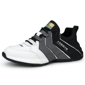 Men’s High Quality Slip-On Running Sneakers Breathable Lightweight Hard-Wearing Flat Waterproof Safety Spring Autumn Shoes