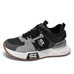 Men’s High Quality Sporty Casual Sports Skateboarding Shoes Breathable Soft Upper Comfortable Low-Top Design