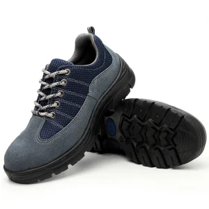 Men’s High Top Anti Smash Safety Shoes Winter Industrial Sport Style Steel Toe Genuine Leather Upper Rubber Outsole