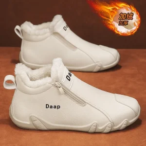 Men’s High Top Work Shoes Breathable Cotton PU Soft Tooling Outdoor Lace Up