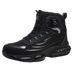 Men’s Industrial Work Safety Footwear Breathable Anti Smash Steel Toe Construction Boots Winter Summer Sports Labor Safety Shoes