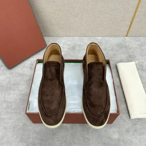 Men’s Large Size Casual Slip-On Walking Shoes Comfortable High-Top Flat with Rubber Outsole for Winter Fashion