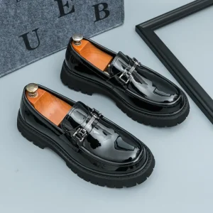 Men’s Large Size Thick-soled Youth Casual British Trendy Loafers