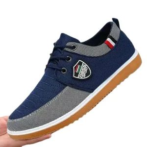 Men’s Lazy Spring New Casual Shoes Low-top Trend All-match Canvas Shoes