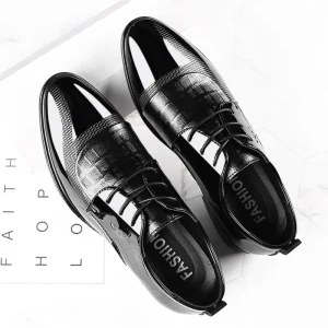 Men’s Leather Dress Shoes Large Size Stylish Wedding Shoes for Season