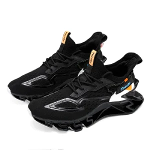Men’s Lightweight Breathable Mesh Sneakers Non Slip Running Walking Shoes Fashionable Blade Tennis Workout Autumn Winter