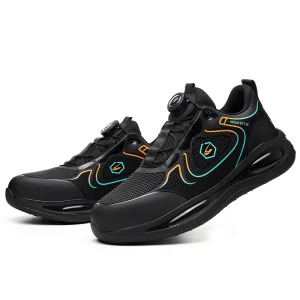 Men’s Lightweight Breathable Security Shoes with Steel Toe Custom Puncture Proof Anti Slip EVA Insole Winter Safety Footwear