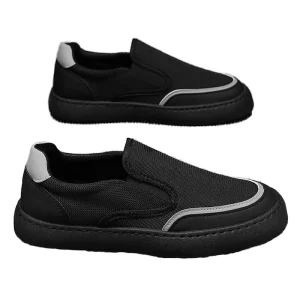 Men’s Lightweight High Top Spring Driving Canvas Shoes Breathable Mesh Board Trendy Sporty Running Walking