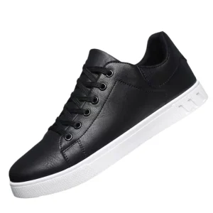 Men’s Lightweight Skateboard Shoes Casual Breathable Lace-Up Walking Style for Spring Autumn and Winter Seasons