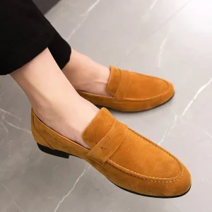 Men’s Loafers Casual Comfortable Slip On Dress Shoes for Business Daily Wear New Men Shoe