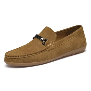 Men’s Loafers Driving Shoes Moccasin Gommino Penny Loafer Flats Artificial Leather Leather Low Top Slip On Pull On Flat Spring