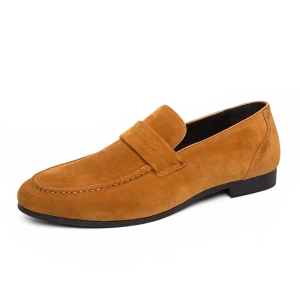 Men’s Loafers Leather Office Shoes Loafer Party Shoes Black Suede Driving Shoes for Men