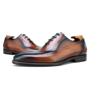 Men’s Long Shoes Genuine Leather Dress Shoes