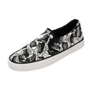 Men’s Low-top Canvas Shoes Breathable Retro Style Summer Casual Shoes Custom Logo