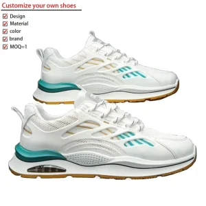 Men’s Luxury Leather Skate Sneakers Summer Fashion Trend Soft Low MOQ OEM Casual Shoes