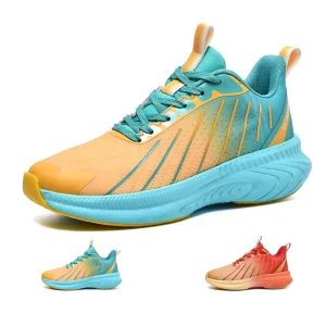 Men’s Mesh Upper Breathable Sport Shoes Custom Casual Cushion Walking Shoes for Spring and Autumn Comfort & Trendy
