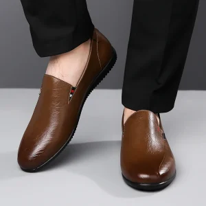 Men’s Open Shoes Outdoor Sandals Toe Closed Summer Sandals Breathable Stylish Casual Dress Shoes
