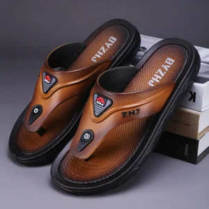 Men’s Outdoor Sport Flip Flops Flipflops Slippers Sandals for Men Summer Beach Slippers