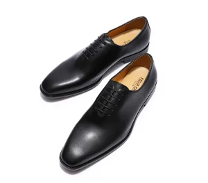 Men’s Oxford Dress Shoes Lace-up Genuine Leather Business Wedding Holiday Party Dress Shoes for Man