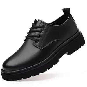 Men’s Oxford Shoes New Autumn Spring Breathable Lightweight Business Dress Big Head Work Shoes