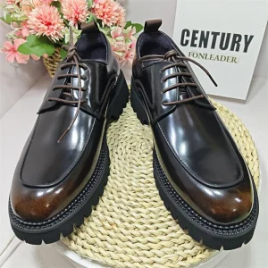 Men’s Premium Handmade Leather Derby Shoes Elegant Formal Footwear for Business & Evening Wear