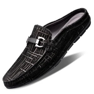 Men’s Semi Slipper Single Shoe Casual Shoes Breathable and Comfortable Loafers Daily Fashionable Plus Size Men’s Shoes