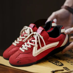 Men’s Shoes Fitness Cross-Training Casual Shoes Vintage Racing Sneakers Breathable Sports Outdoor Shoes Summer Trend