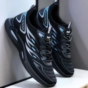 Men’s Shoes Mesh Sports Shoes Men’s Breathable Casual Sports Walking Style Shoes for Men Comfortable Tennis Sneakers