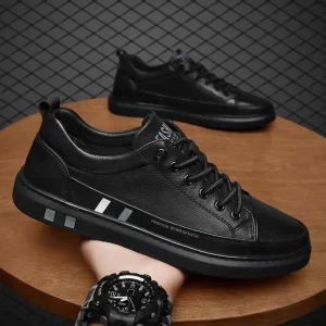 Men’s Shoes New Style Trendy Breathable Flexible White Casual Sneakers Board Shoes Men Fitness Walking Shoes