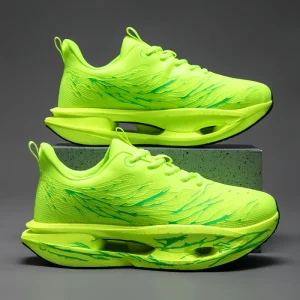 Men’s Shoes Sneakers Fluorescent Green Comfortable Breathable Lightweight Men’s Casual Sneakers